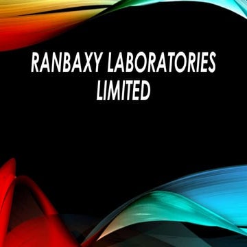 Ranbaxy laboratories limited
