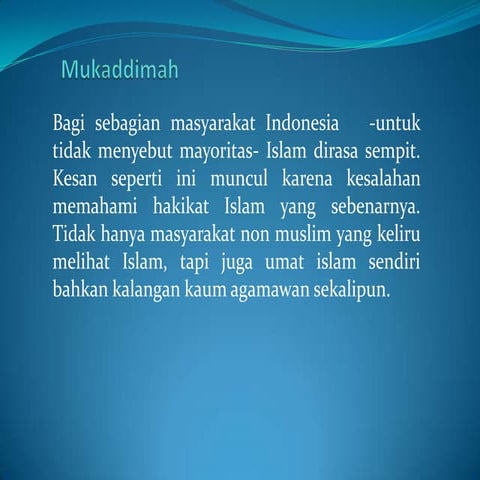 Rancangan Pembelajaran Mata Kuliah Agama Islam Institut Manajemen Telkom