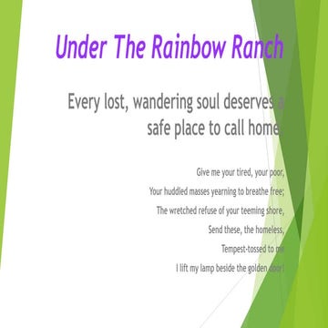 Under the Rainbow Ranch Presentation OneSpark