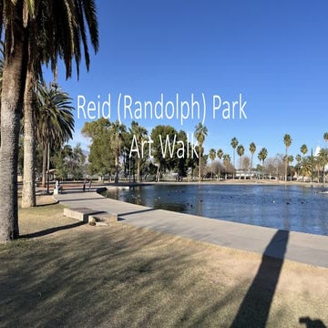 Reid (Randolph) Park Walking Tour of art | PPTX