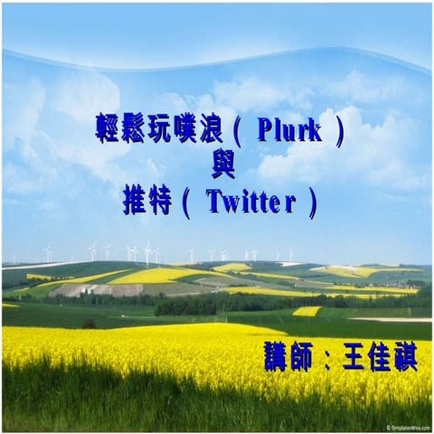 輕鬆玩噗浪與推特