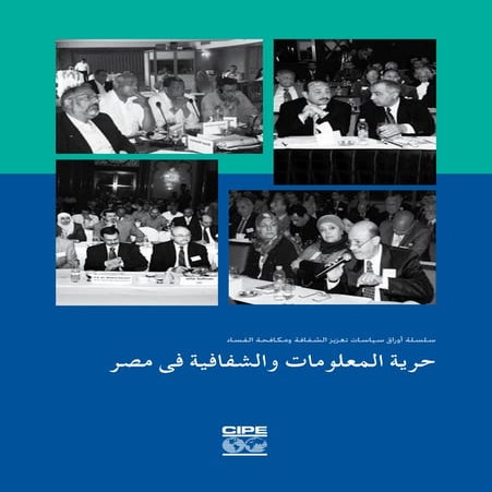 حرية المعلومات والشفافية في مصر