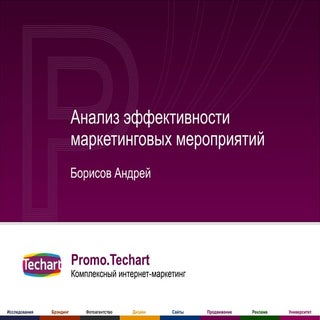 Анализ эффективности маркетинговых ...