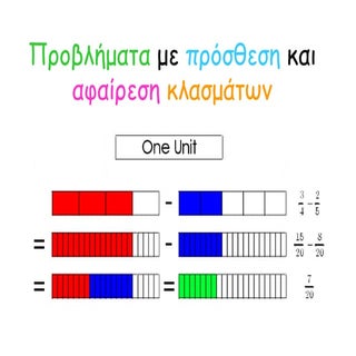 προβλήματα με πρόσθεση και αφαίρεση...