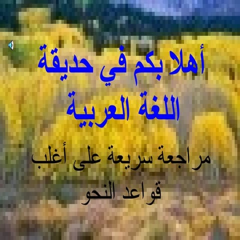 مراجعة على بعض قواعد العربية