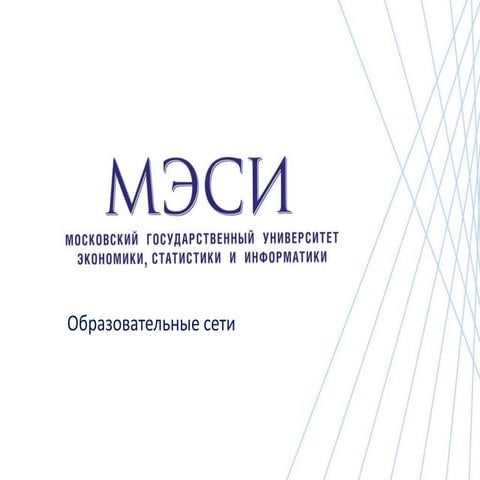 МЭСИ образовательные сети
