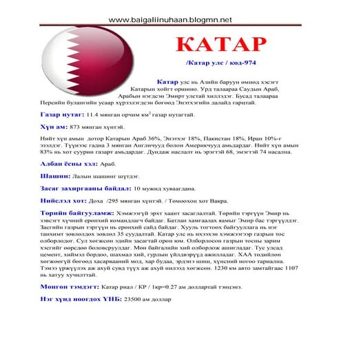 катар | PDF