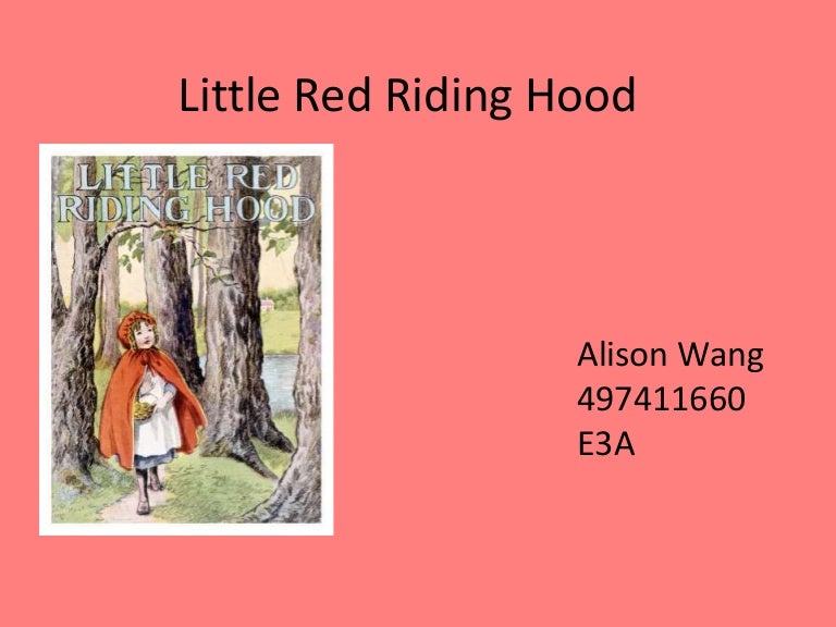 little red riding hood revise