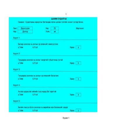 цахим судалгаа