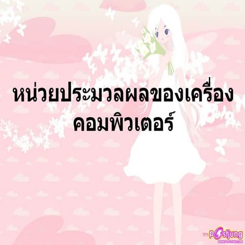 หน่วยประมวลผลของเครื่องคอมพิวเตอร์..แอน