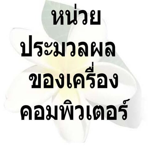 หน่วยประมวลผลของเครื่องคอมพิวเตอร์  ดา