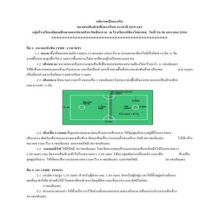 กติกาเซปักตะกร้อ(ใหม่)