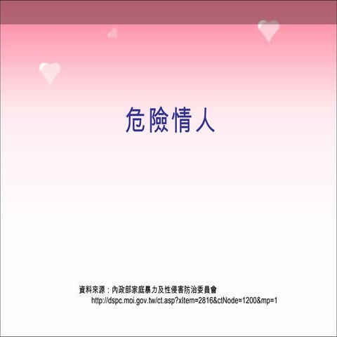 第三週 危險情人