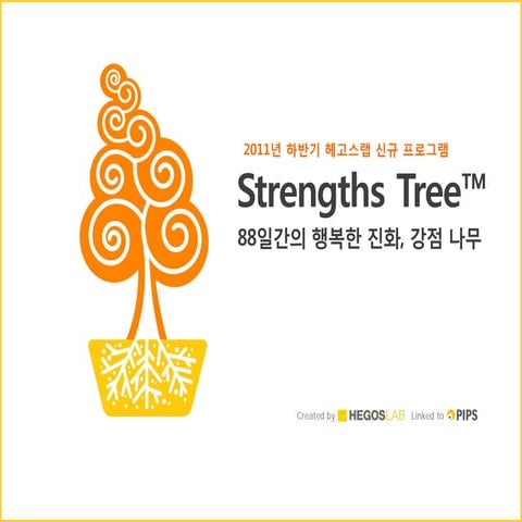 강점나무 소개서 프리젠테이션 (요약)