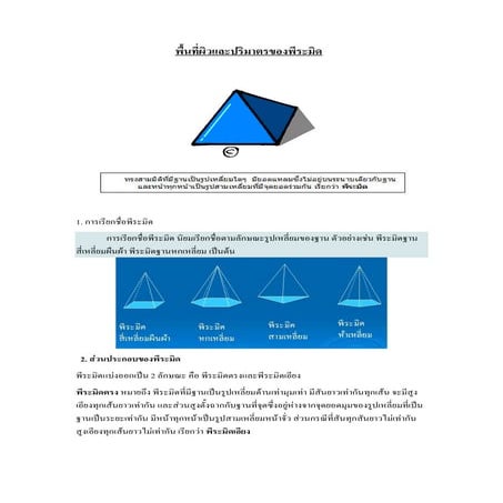 พื้นที่ผิวและปริมาตร