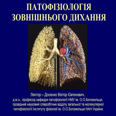 патофізіологія зовнішнього дихання