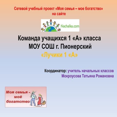 Cетевой учебный проект