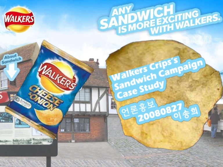 Walkers Crisps 'Sandwich campaign' case study_언론홍보_이송희