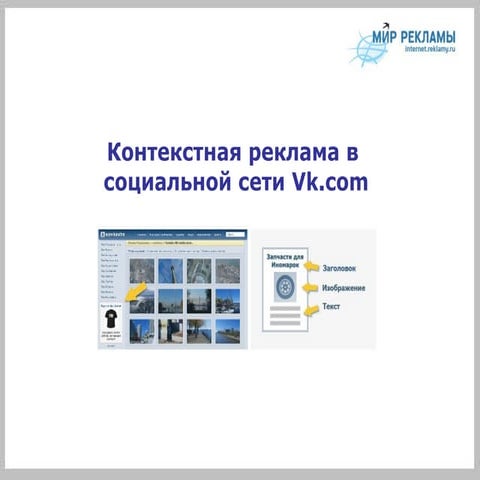 Контекстная реклама в ВКонтакте