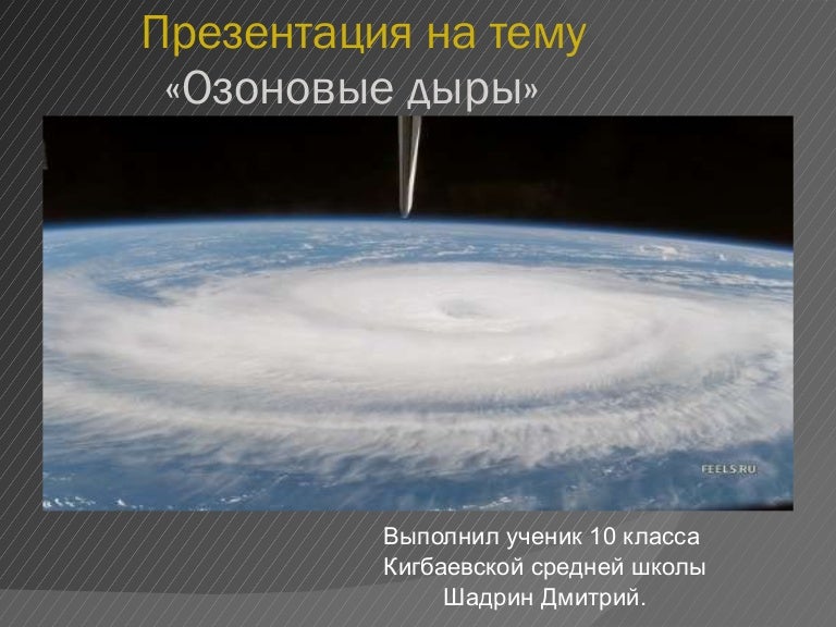 Загар и озоновые дыры - фото презентация
