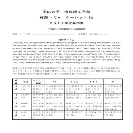 発音 (Pronunciation)