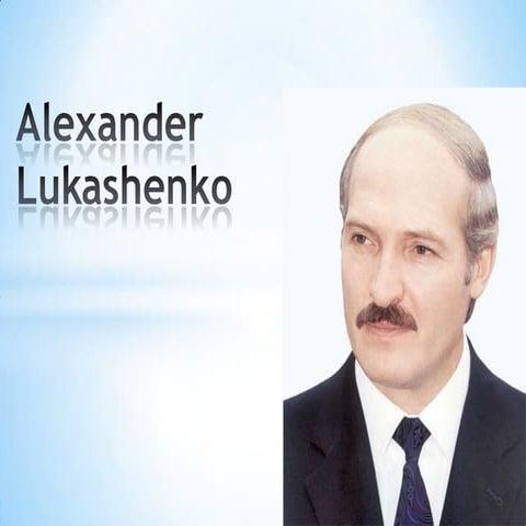 Alexander Lukashenko