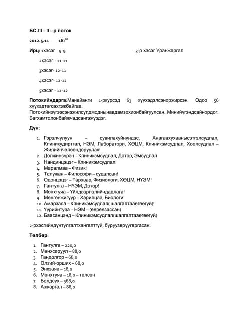 бс хурал