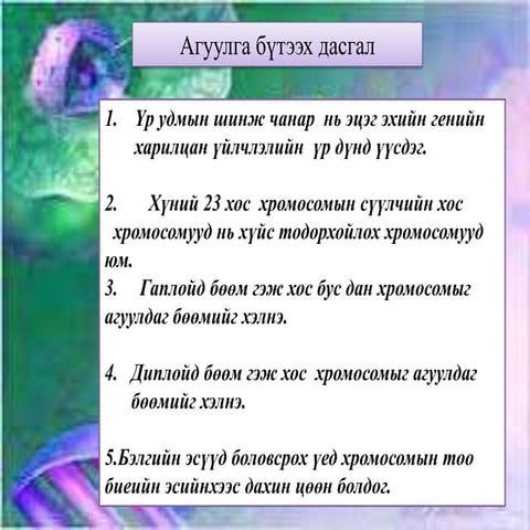 эсийн бүтэц | PPT