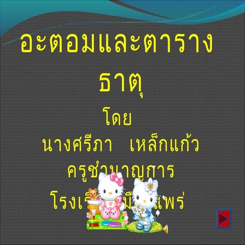 แบบจำลองอะตอม
