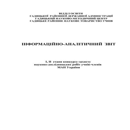 Звіт | PDF