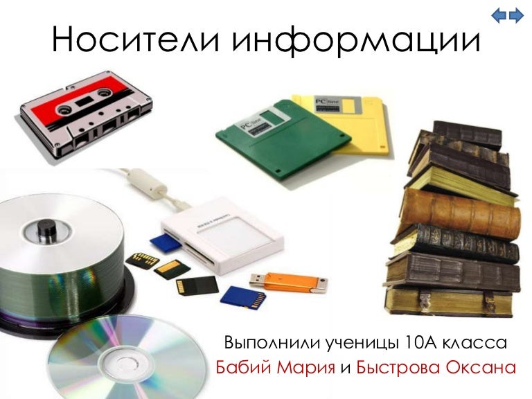носители информации