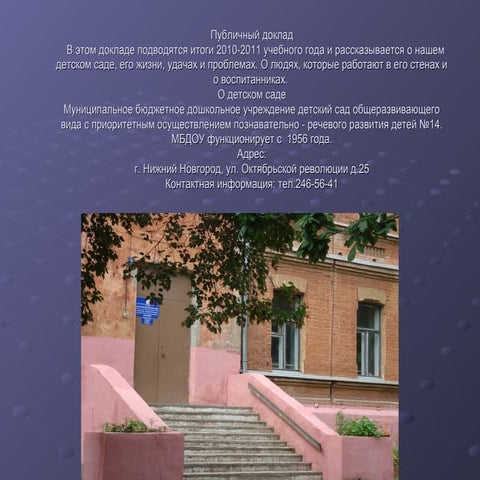 публичный доклад