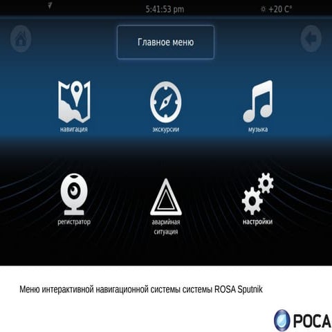 Функции системы ROSA Sputnik