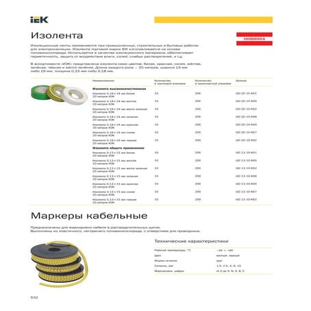 Маркеры кабельные | PDF