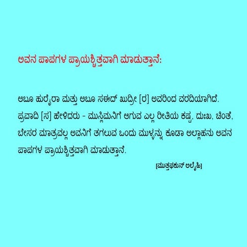 ಅವನ ಪಾಪಗಳ ಪ್ರಾಯಶ್ಚಿತ್ತವಾಗಿ ಮಾಡುತ್ತಾನೆ