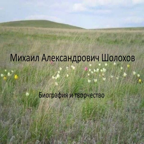 михаил александрович шолохов1