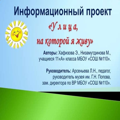 информационный проект