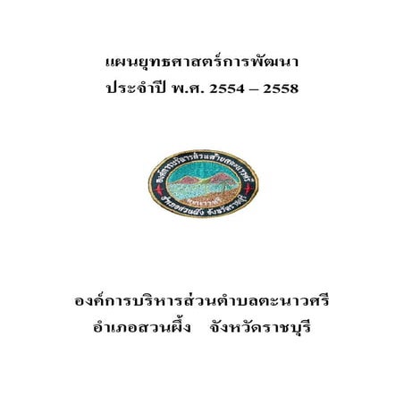 แผนยุทธศาสตร์