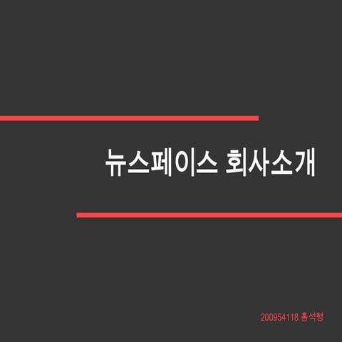 뉴스페이스 회사소개