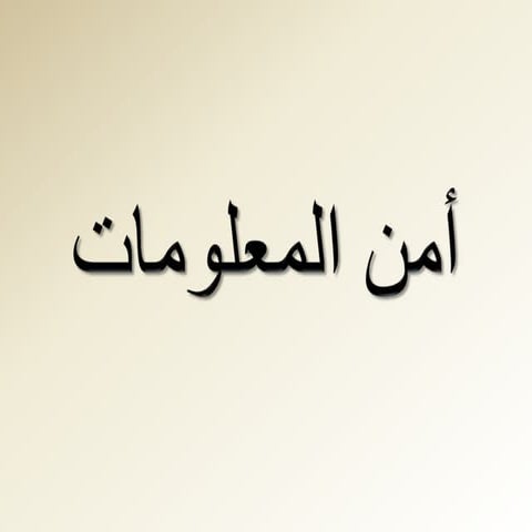 امن المعلومات   ايمن البيلي