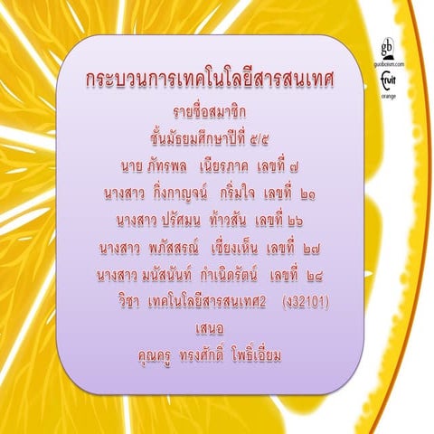 กระบวนการเทคโนโลยีสารสนเทศ