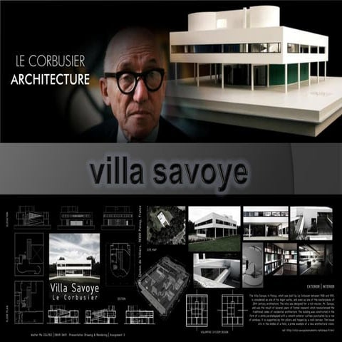 villa savoye Le Corbusier