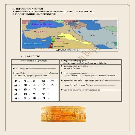 ιι.Πολιτισμική Αναγέννηση