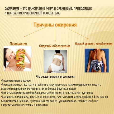 Ожирение | PPT