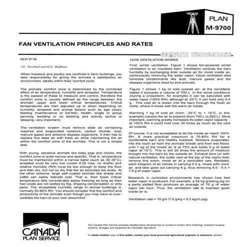   التهوية فى حظائر الدواجن 