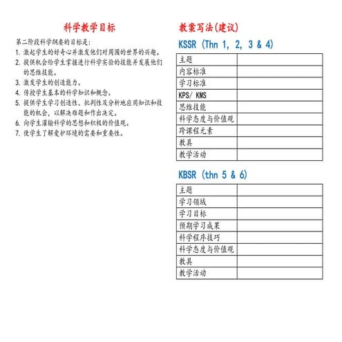 科学教师手册