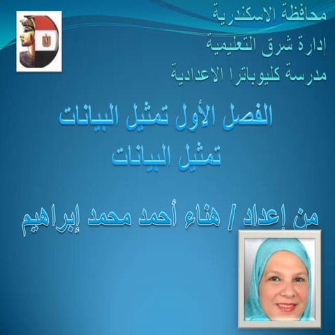 تمثيل البيانات