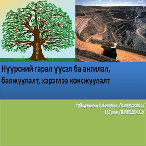 нүүрсний баяжуулалт