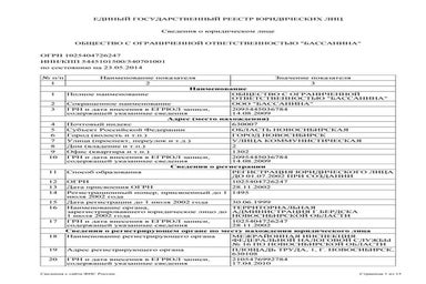 ООО Бассанина