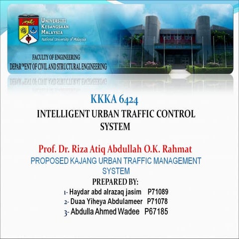 Sidra intersection | PPTX